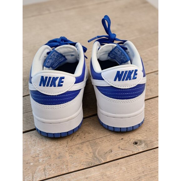Men\'s Nike Dunk Low Racer Blue White Athletic Shoes/Sneakers Size 10 - DD1391-40